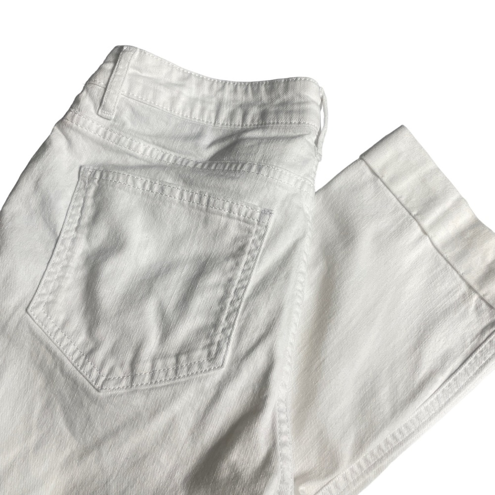 Boden 8 White Capri Jeans Trafalgar Straight Leg